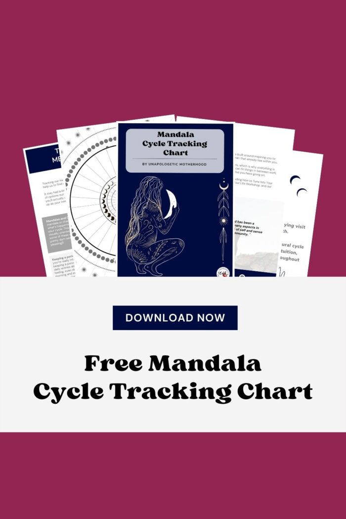 The Stages Of The Menstrual Cycle Explained Free Mandala Cycle Tracking Chart Unapologetic 2301